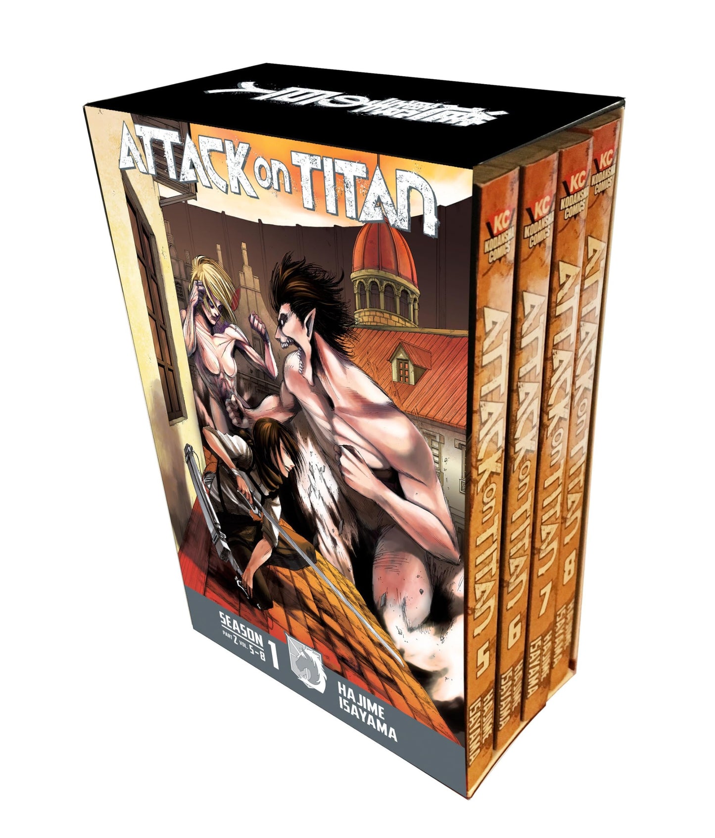 Attack on Titan Season 1 Part 2 Manga Box Set (Attack on Titan Manga Box Sets) - Myte Books