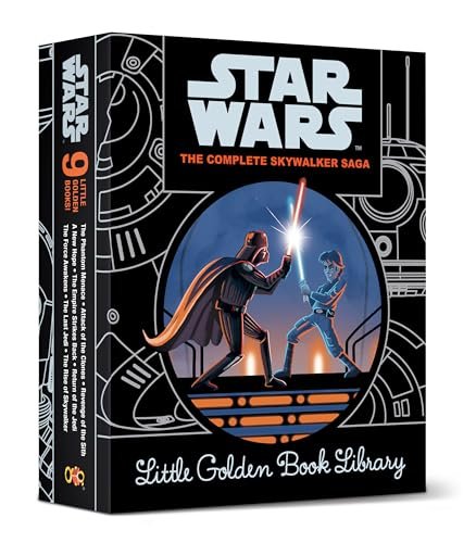 The Complete Skywalker Saga: Little Golden Book Library (Star Wars) - Myte Books