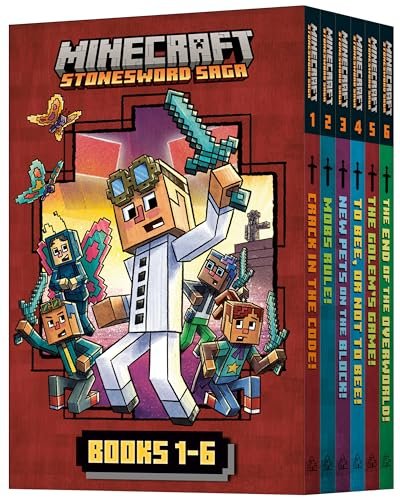 Minecraft Stonesword Saga Chapter Book Boxed Set (Minecraft Stonesword Saga) - Myte Books