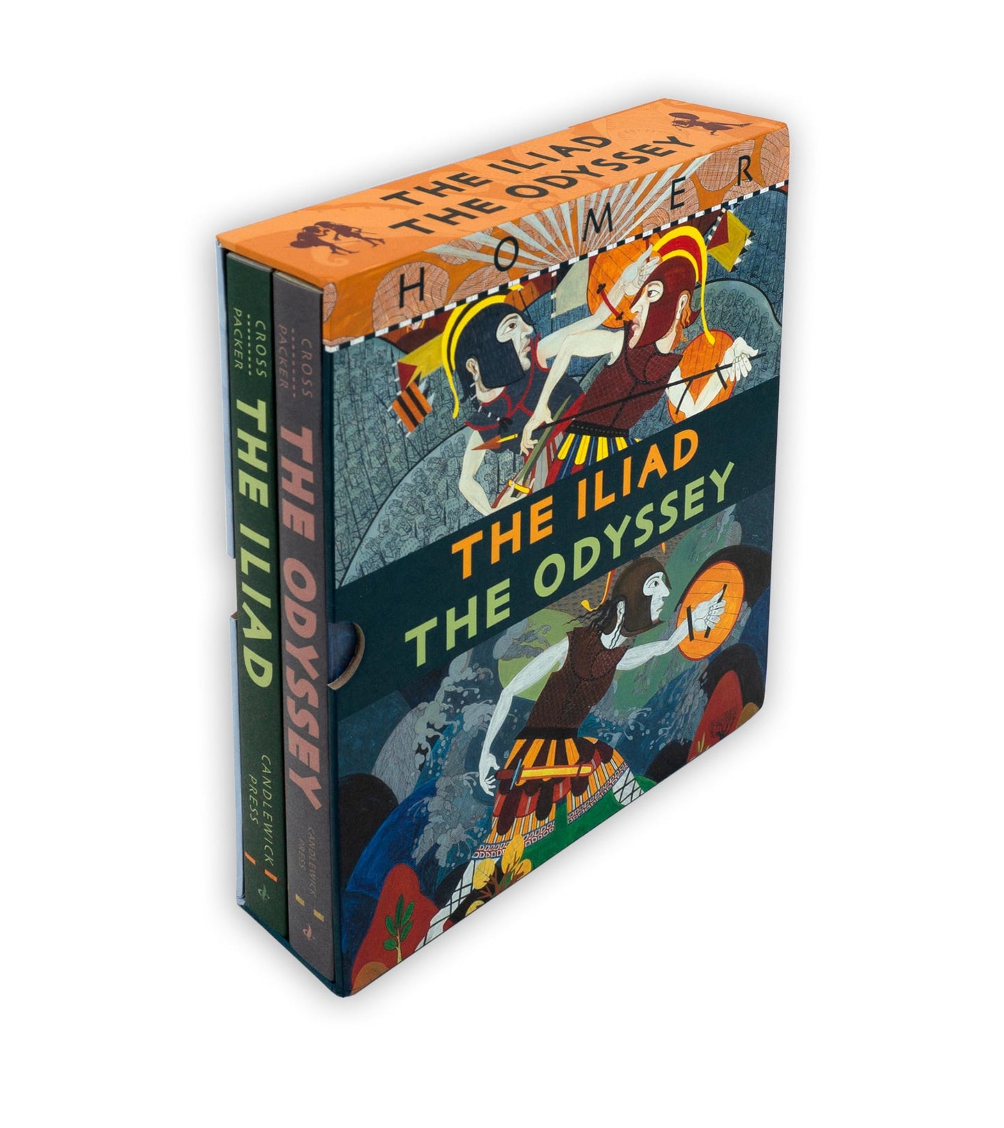 The Iliad/The Odyssey Boxed Set: (Two Illustrated Epic Retellings of Homer's Greek Myths Featuring Gods, Heroes, Battles, and Legendary Journeys for Young Readers and Mythology Fans)