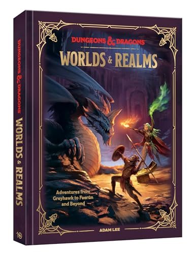 Dungeons & Dragons Worlds & Realms: Adventures from Greyhawk to Faerûn and Beyond - Myte Books