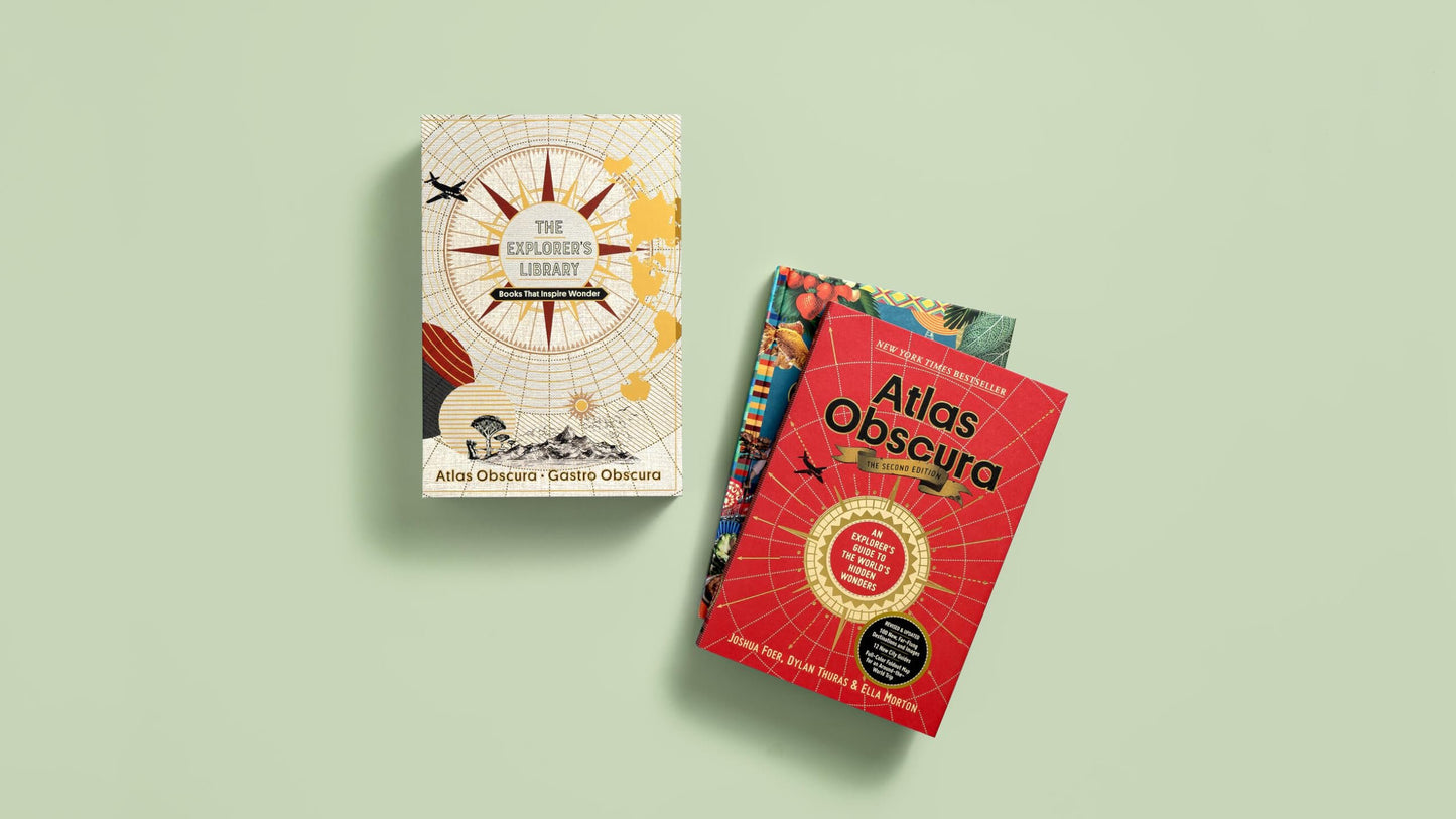 The Explorer's Library: Books That Inspire Wonder (Atlas Obscura and Gastro Obscura 2-Book Set)