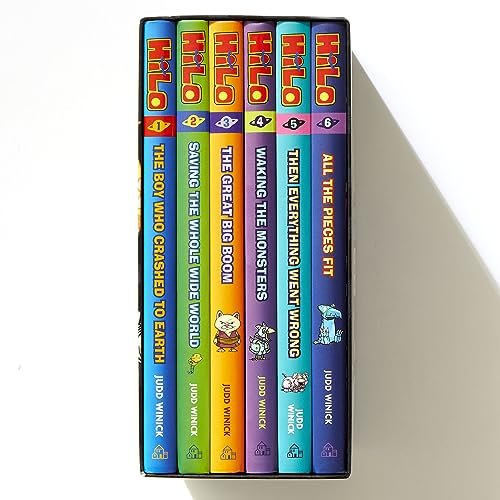 Hilo: The Great Big Box (Books 1-6): (A Graphic Novel Boxed Set)