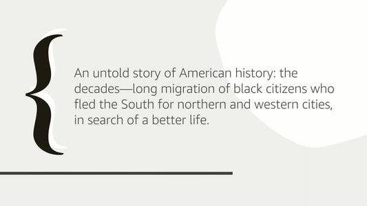The Warmth of Other Suns: The Epic Story of America's Great Migration