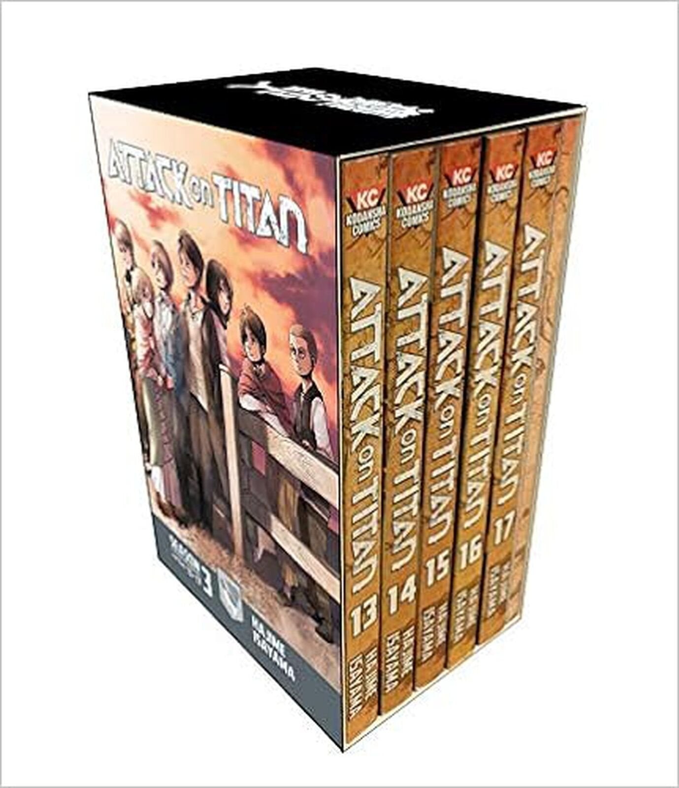 Attack on Titan Season 3 Part 1 Manga Box Set (Attack on Titan Manga Box Sets...