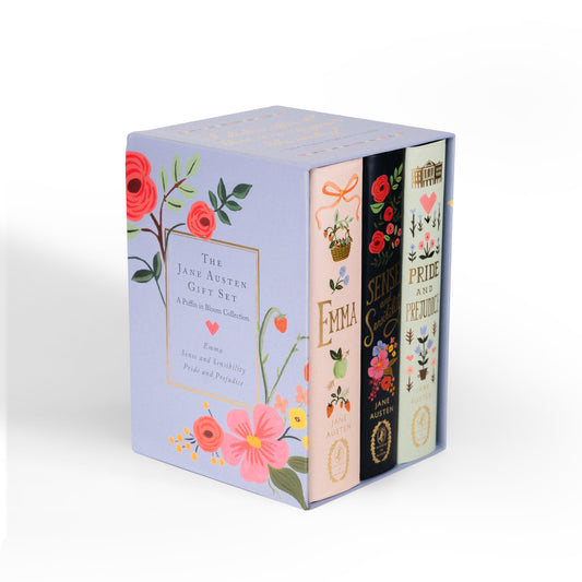 The Jane Austen Gift Set: A Puffin in Bloom 3-Book Collection: Pride and Prejudice, Emma, and Sense and Sensibility - Myte Books