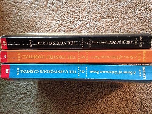 The Dilemma Deepens: A Box of Unfortunate Events, Books 7-9 (The Vile Village; The Hostile Hospital; The Carnivorous Carnival)