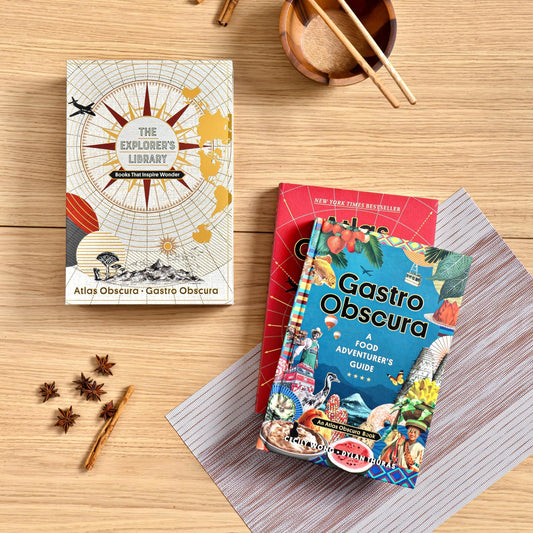 The Explorer's Library: Books That Inspire Wonder (Atlas Obscura and Gastro Obscura 2-Book Set)