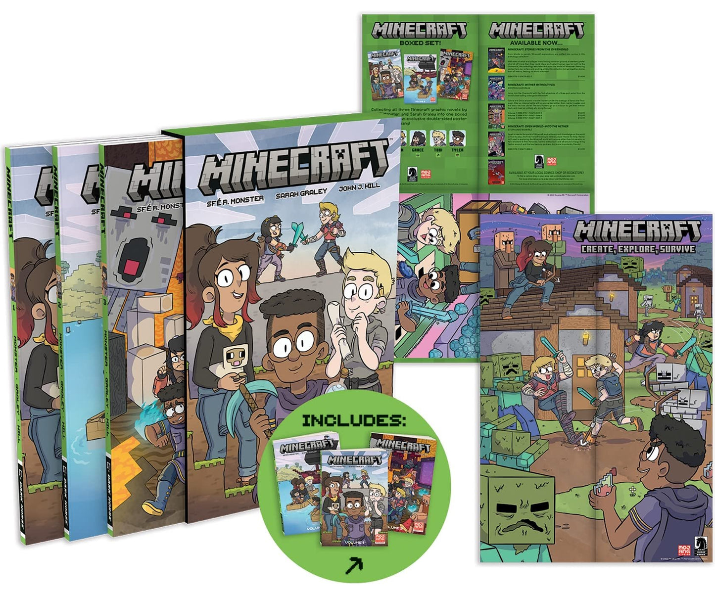 Minecraft Boxed Set (Graphic Novels) - Myte Books