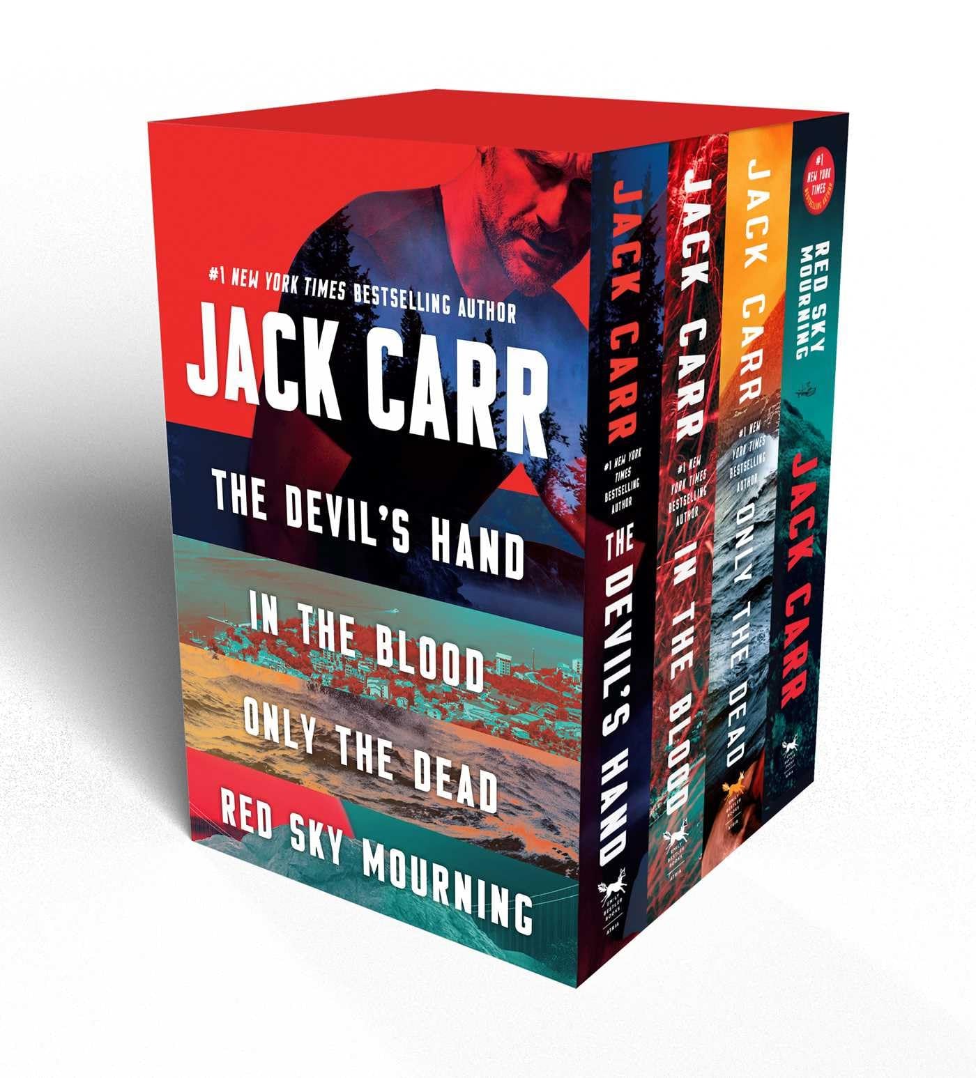 Jack Carr Terminal List Boxed Set 2: The Devil's Hand, In the Blood, Only the Dead, Red Sky Mourning - Myte Books