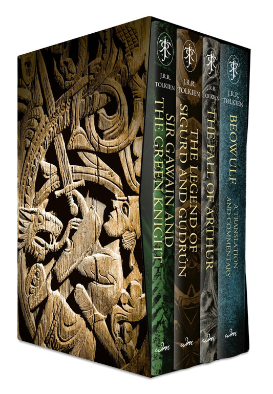 Tolkien Myths and Legends Box Set: Sir Gawain and the Green Knight, The Legend of Sigurd and Gudrún, The Fall of Arthur, Beowulf
