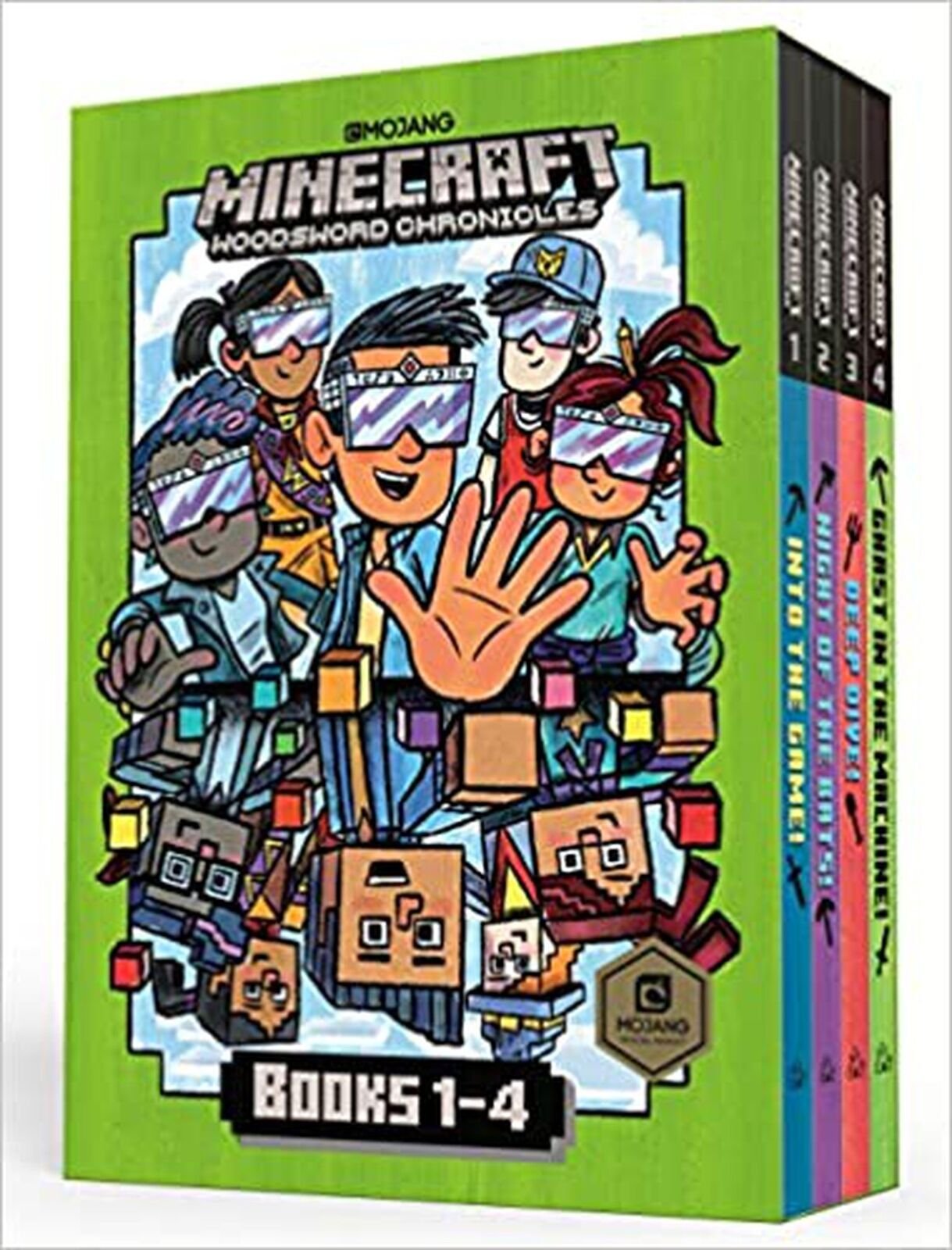 Minecraft Woodsword Chronicles Box Set Books 1-4 (Minecraft) [Hardcover] Elio...
