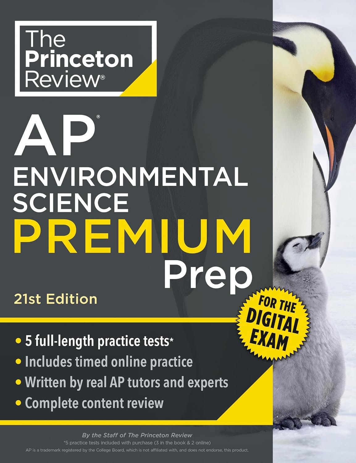 Princeton Review AP Environmental Science Premium Prep, 21st Edition: 5 Practice Tests + Digital Practice Online + Content Review (College Test Preparation)