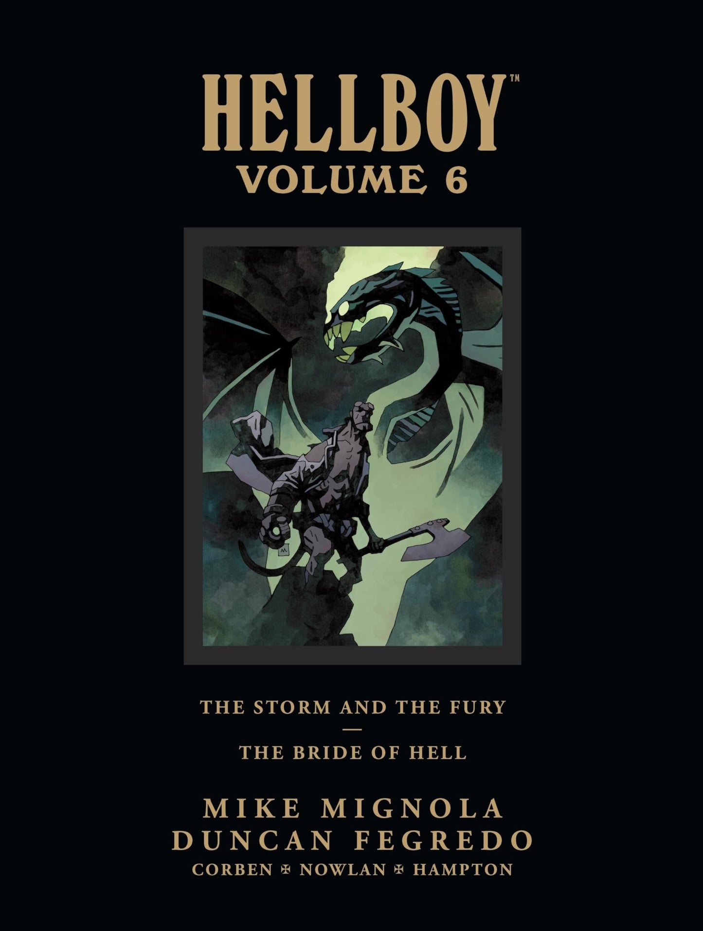 Hellboy Library Edition, Volume 6: The Storm and The Fury and The Bride of Hell (Hellboy, 6)