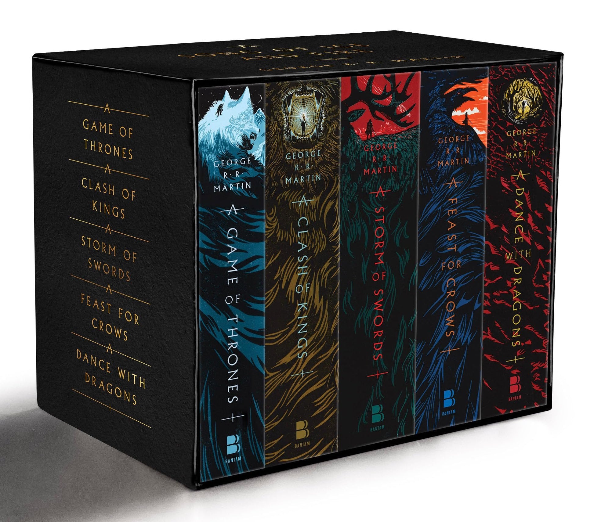 George R. R. Martin's A Game of Thrones 5-Book Boxed Set (Song of Ice and Fire Series) (A Song of Ice and Fire) - Myte Books