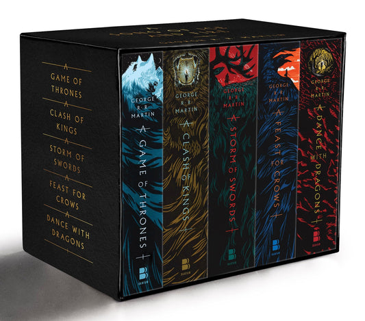 George R. R. Martin's A Game of Thrones 5-Book Boxed Set (Song of Ice and Fire Series) (A Song of Ice and Fire) - Myte Books