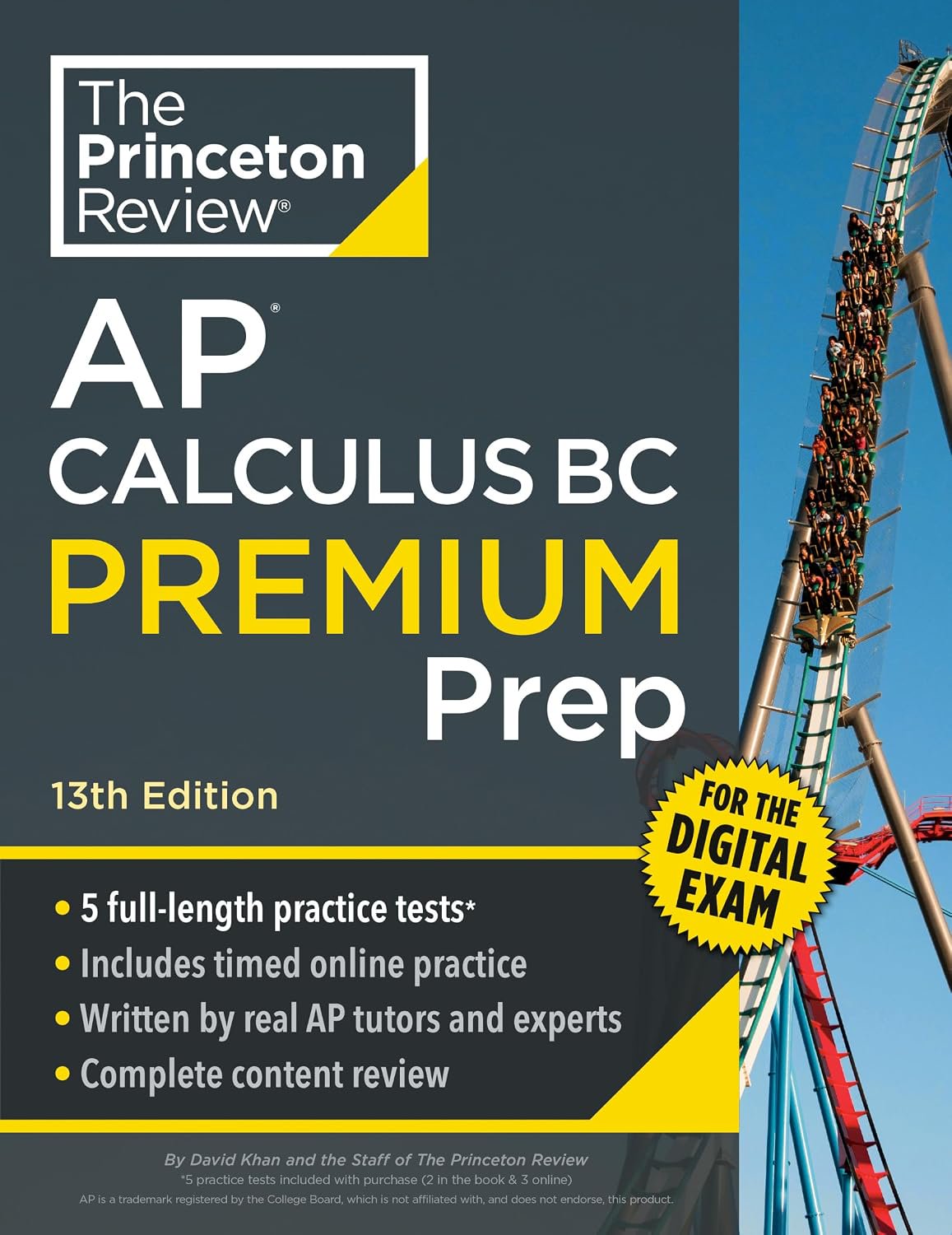Princeton Review AP Calculus BC Premium Prep, 13th Edition: 5 Practice Tests + Digital Practice Online + Content Review (College Test Preparation)