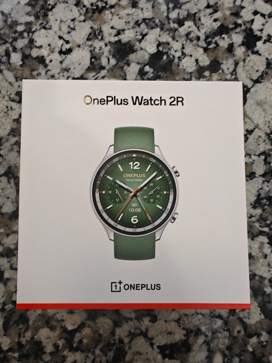 OnePlus Watch 2R 46mm Forest Green Bluetooth WiFi Brand New.