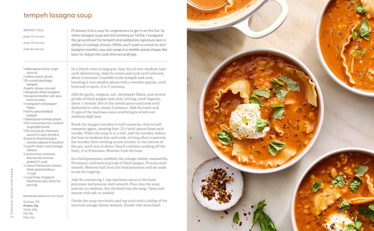 Protein-Packed Vegetarian: Easy, Nourishing Recipes to Fuel Your Day: A High-Protein Cookbook