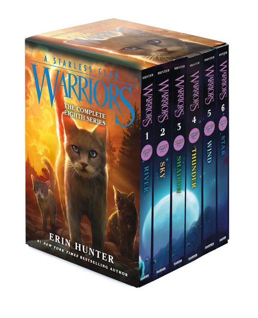 Warriors: A Starless Clan Box Set: Volumes 1 to 6: A Starless Clan #1: River, A Starless Clan #2: Sky, Starless Clan #3: Shadow, A Starless Clan #4: ... Clan #5: Wind, A Starless Clan #6: Star