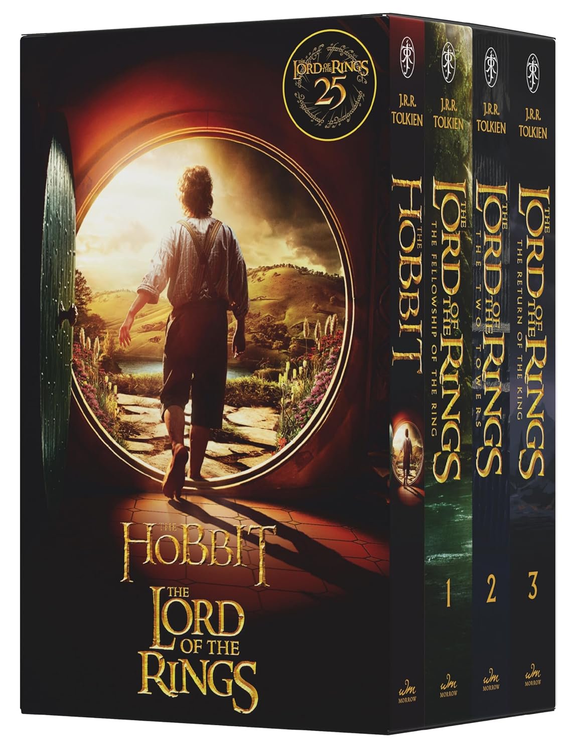 The Hobbit and The Lord of the Rings Boxed Set 25th Anniversary [Movie tie-in]: The Hobbit / The Fellowship of the Ring / The Two Towers / The Return of the King - Myte Books