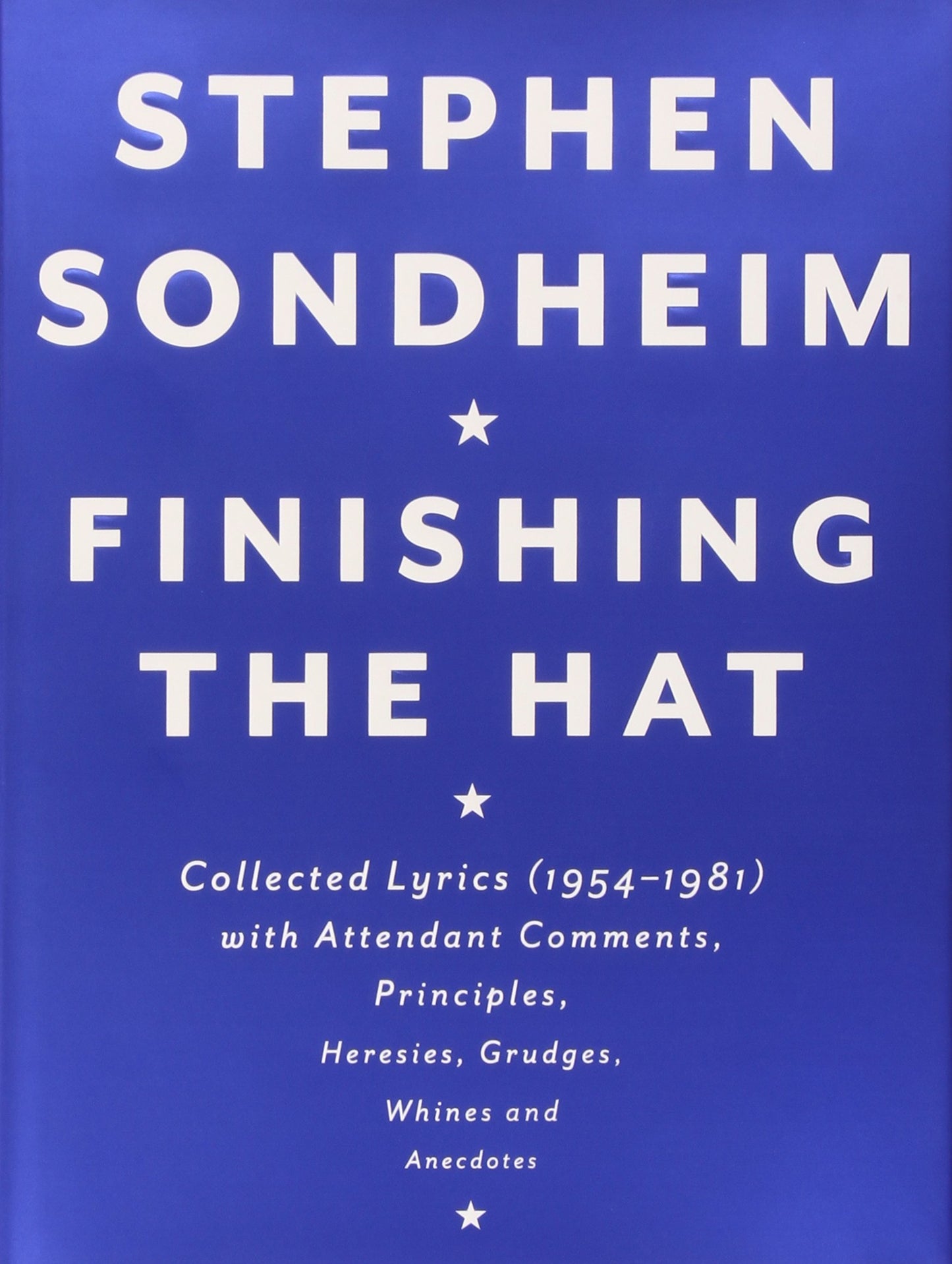 Hat Box: The Collected Lyrics of Stephen Sondheim: A Box Set