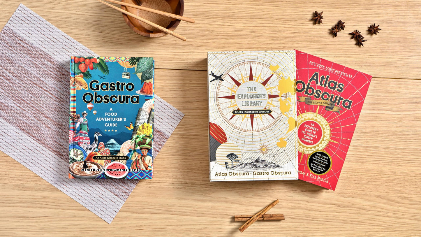 The Explorer's Library: Books That Inspire Wonder (Atlas Obscura and Gastro Obscura 2-Book Set)